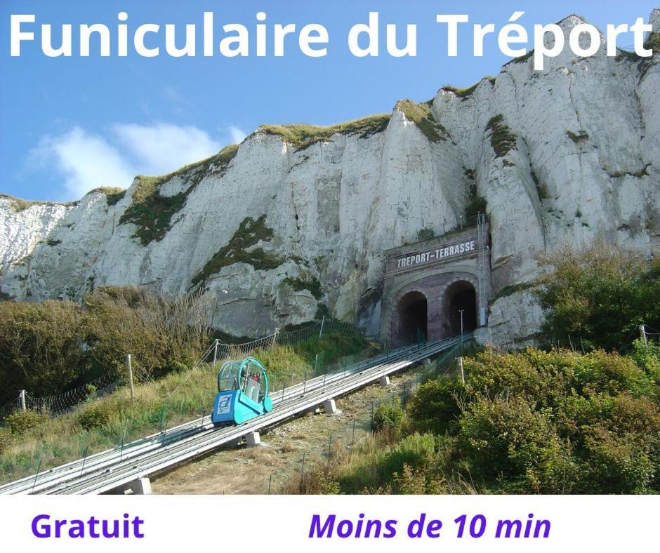 Caprices De Mer Appartement Avec Grand Balcon Et Vue A 300 M Plage, Apercu Mer, Lit Queen Size, Mers Les Bains Le Treport , Petit Dejeuner En Option, 2 Velos Fournis Zewnętrze zdjęcie